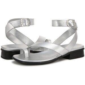 Naturalizer Birch Sandals Women’s Strappy Toe Comfort Shoes Silver Sz 12 - $110